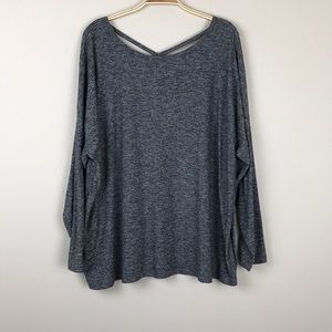 Beyond Yoga Tops - Beyond Yoga Weekend Traveler Gray Soft Top 2X Beyond Yoga Tops - Beyond Yoga Weekend Traveler Gray Soft Top 2X
